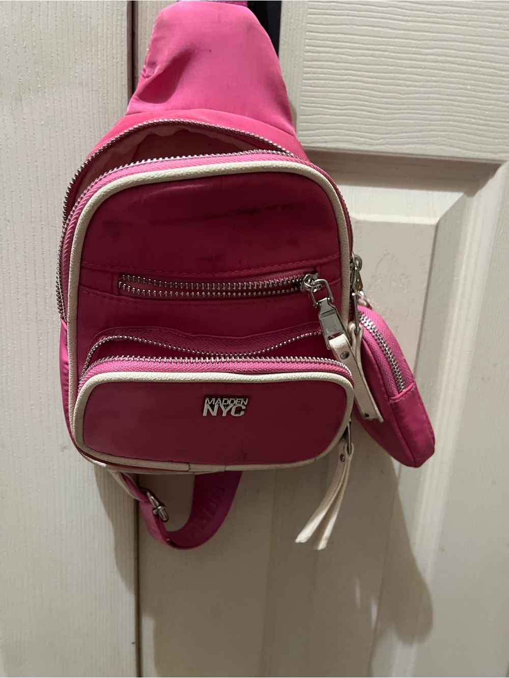 Madden NYC Hot Pink Crossbody Sling Bag